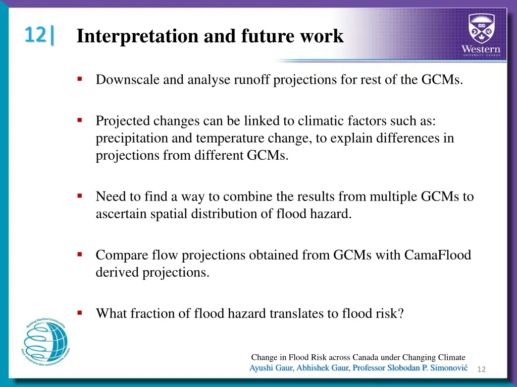 interpretation and future work