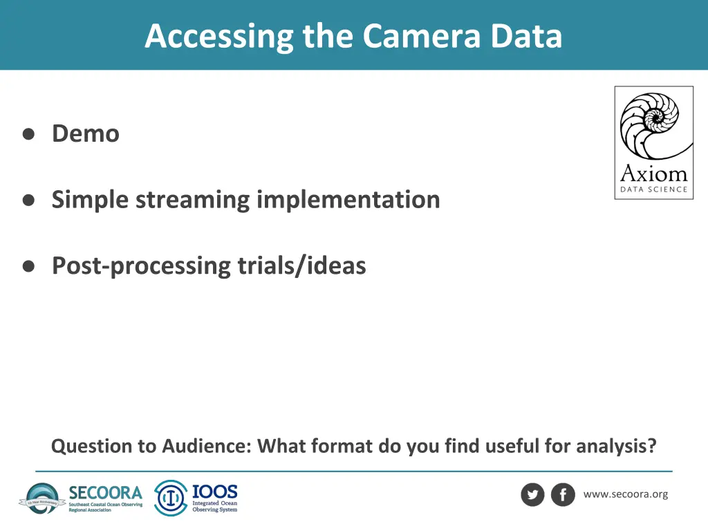 accessing the camera data