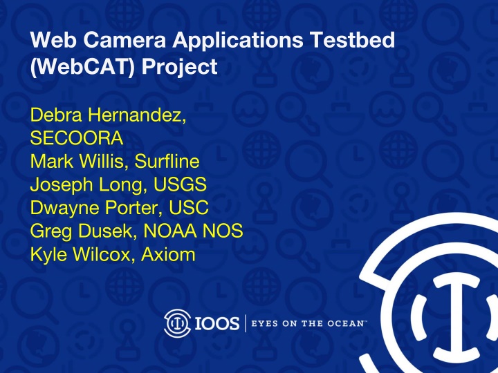 web camera applications testbed webcat project