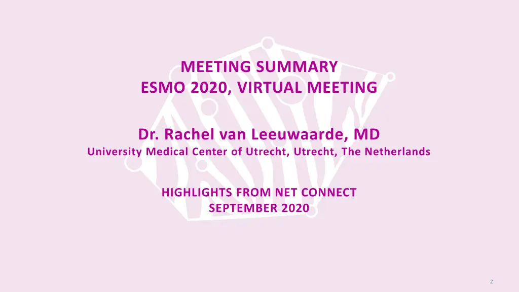 meeting summary esmo 2020 virtual meeting