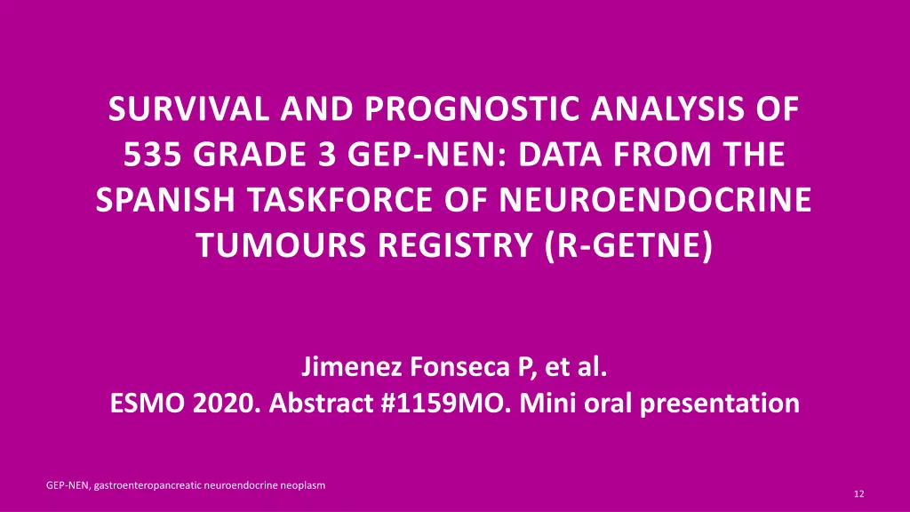 survival and prognostic analysis of 535 grade