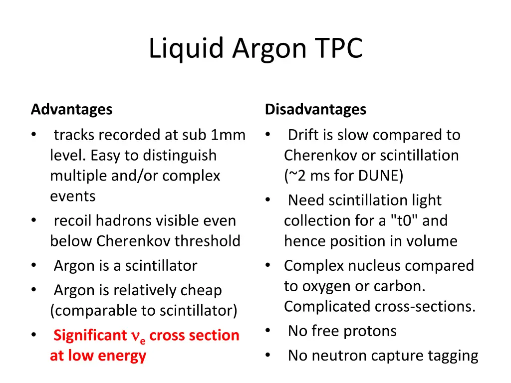 liquid argon tpc