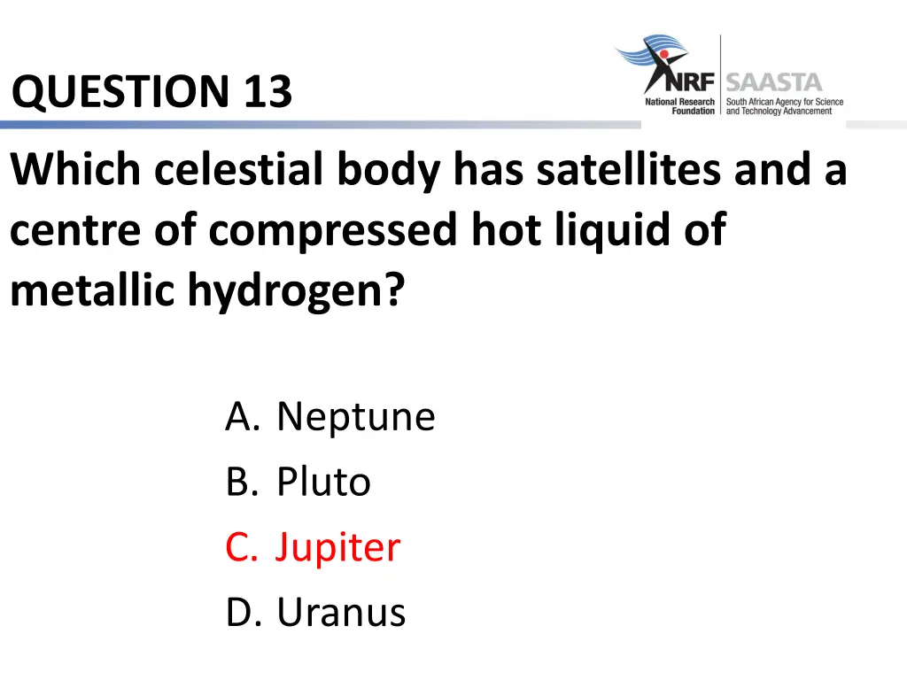 question 13