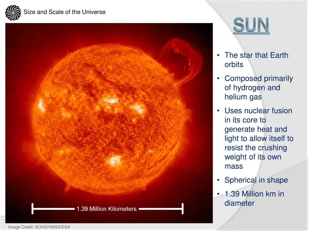 size and scale of the universe 6