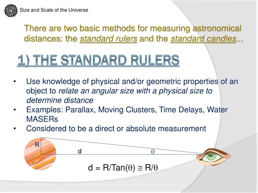 size and scale of the universe 9