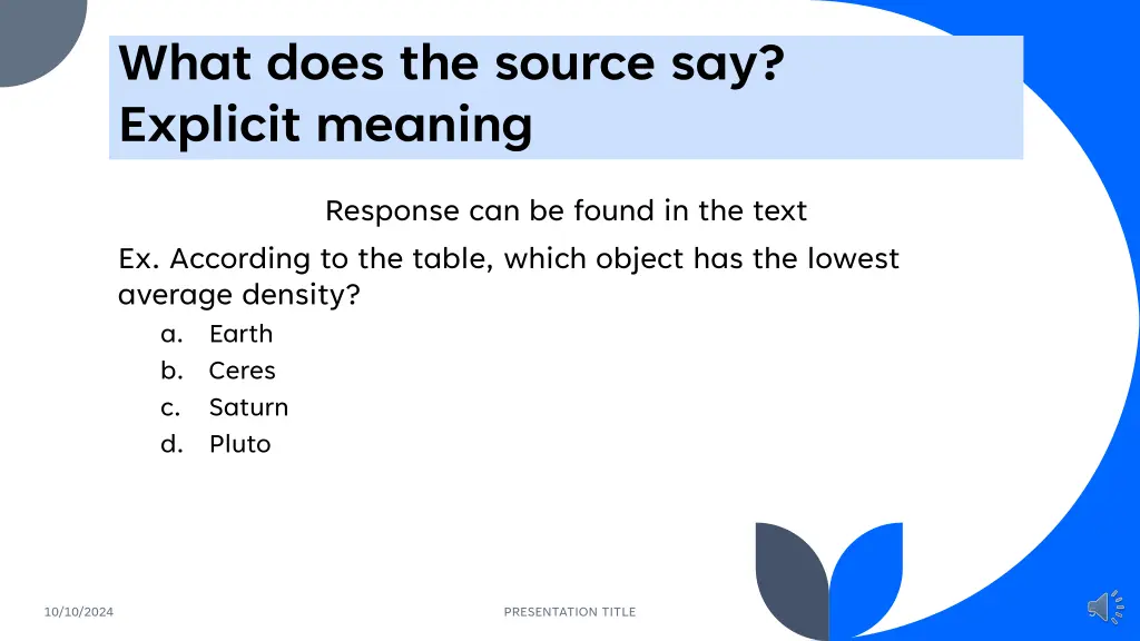 what does the source say explicit meaning