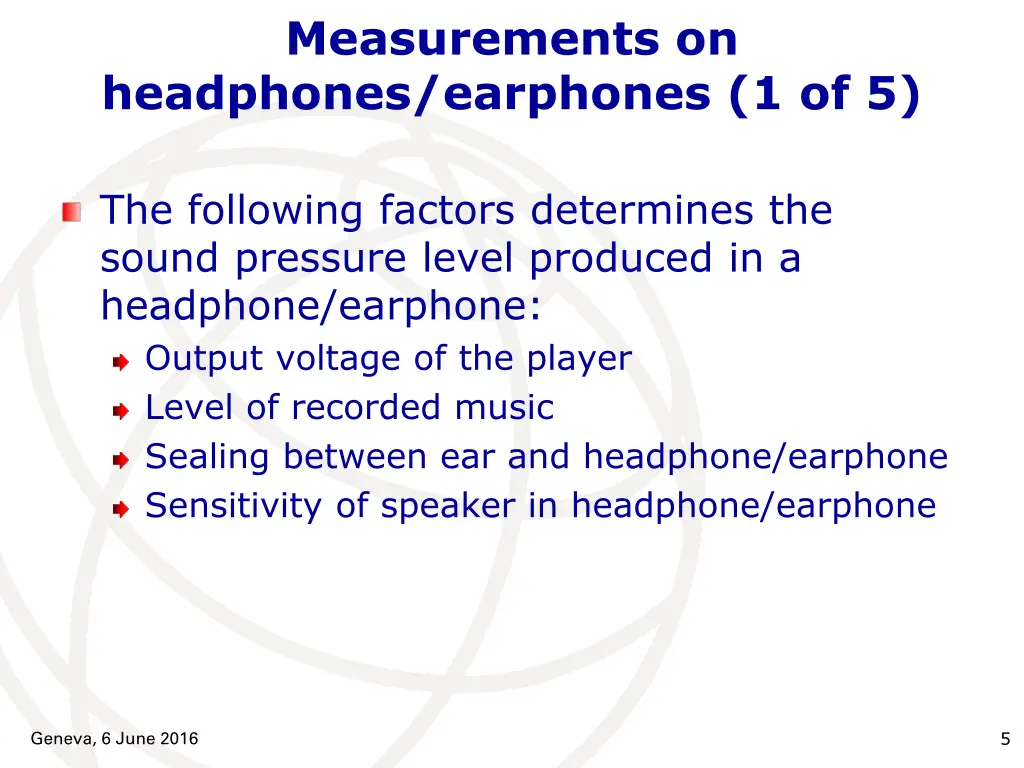 measurements on headphones earphones 1 of 5