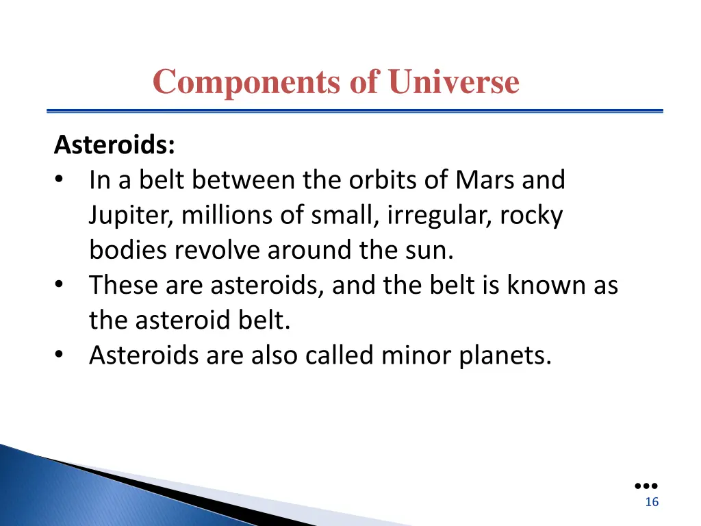 components of universe 10