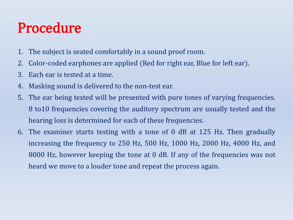 p procedure rocedure