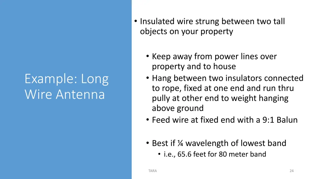 insulated wire strung between two tall objects