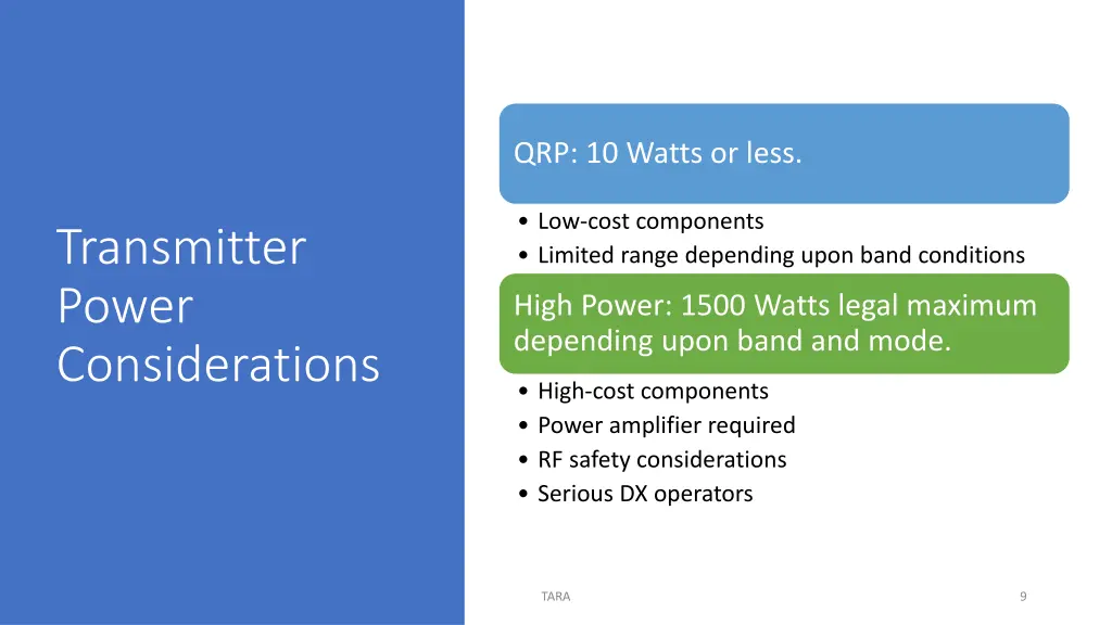 qrp 10 watts or less