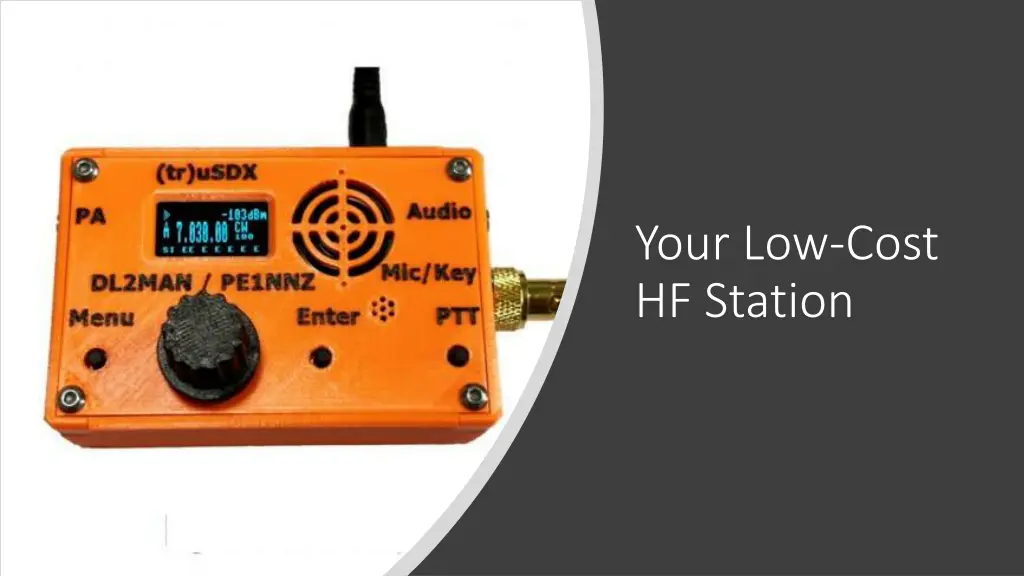 your low cost hf station