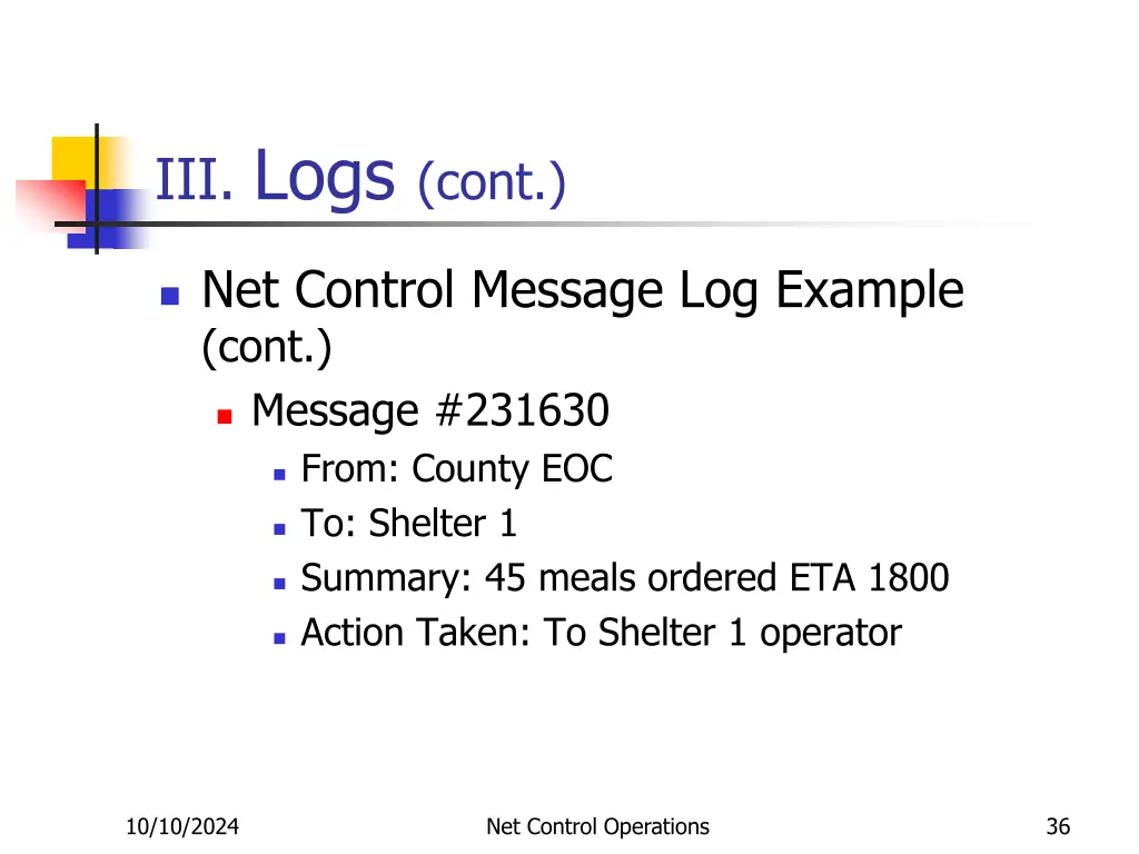 iii logs cont 14