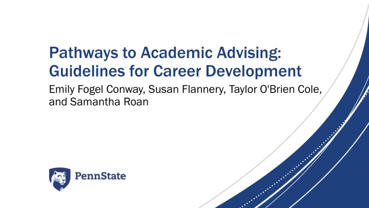 pathways to academic advising guidelines