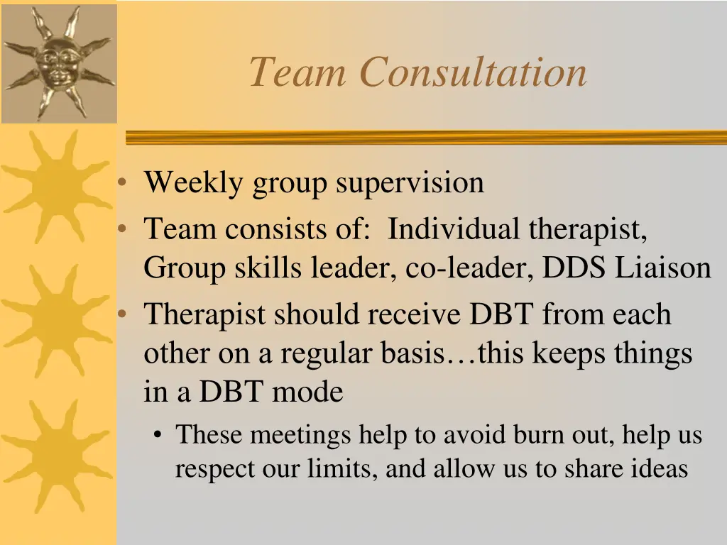 team consultation