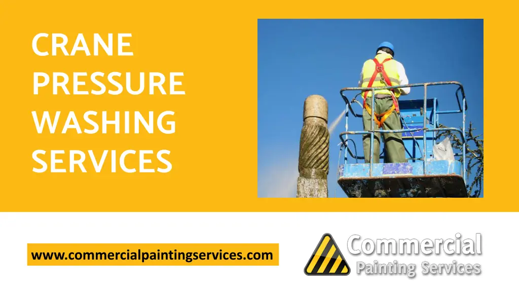 crane pressure washing services