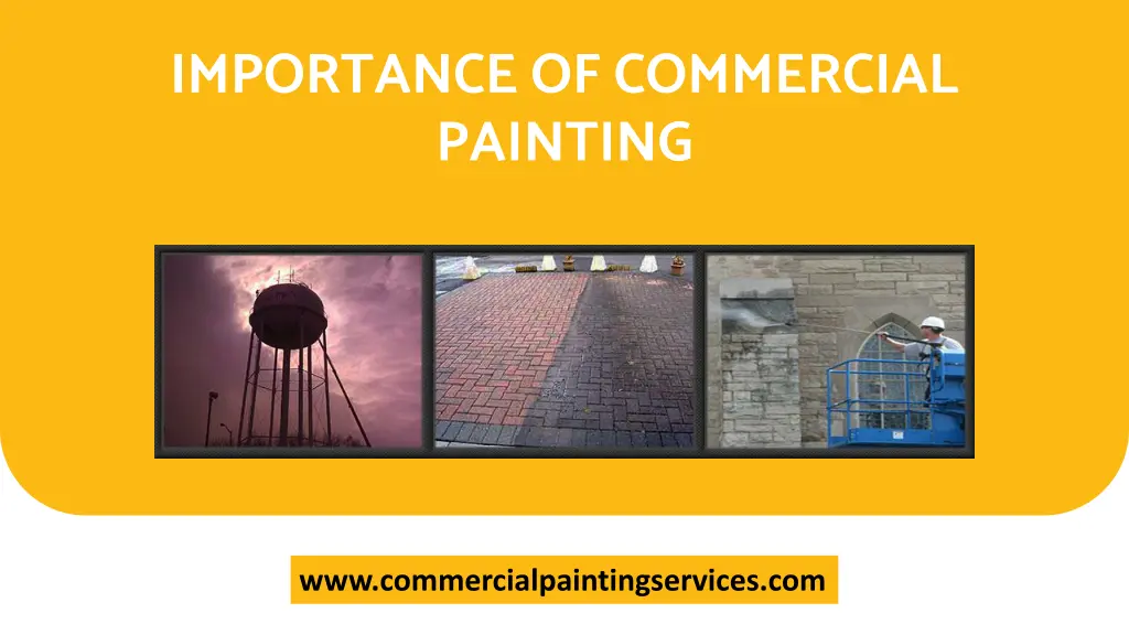 importance of commercial painting