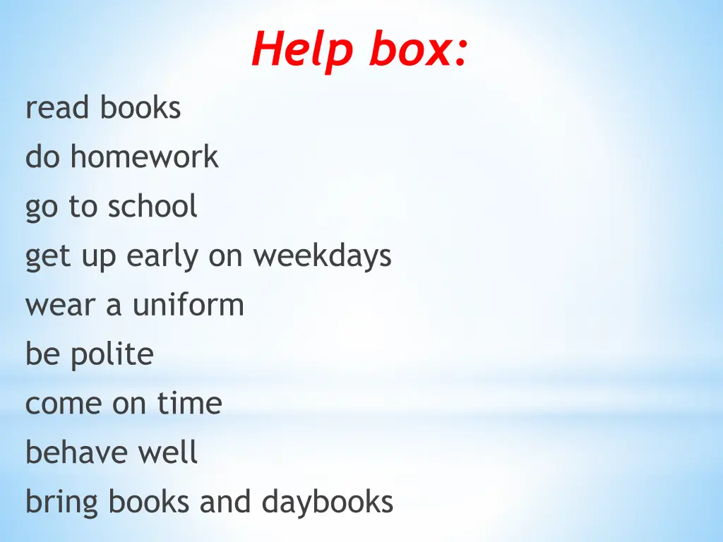 help box