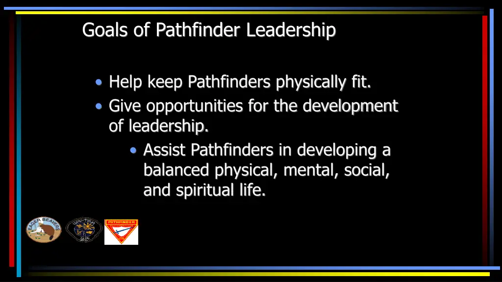 goals of pathfinder leadership 2