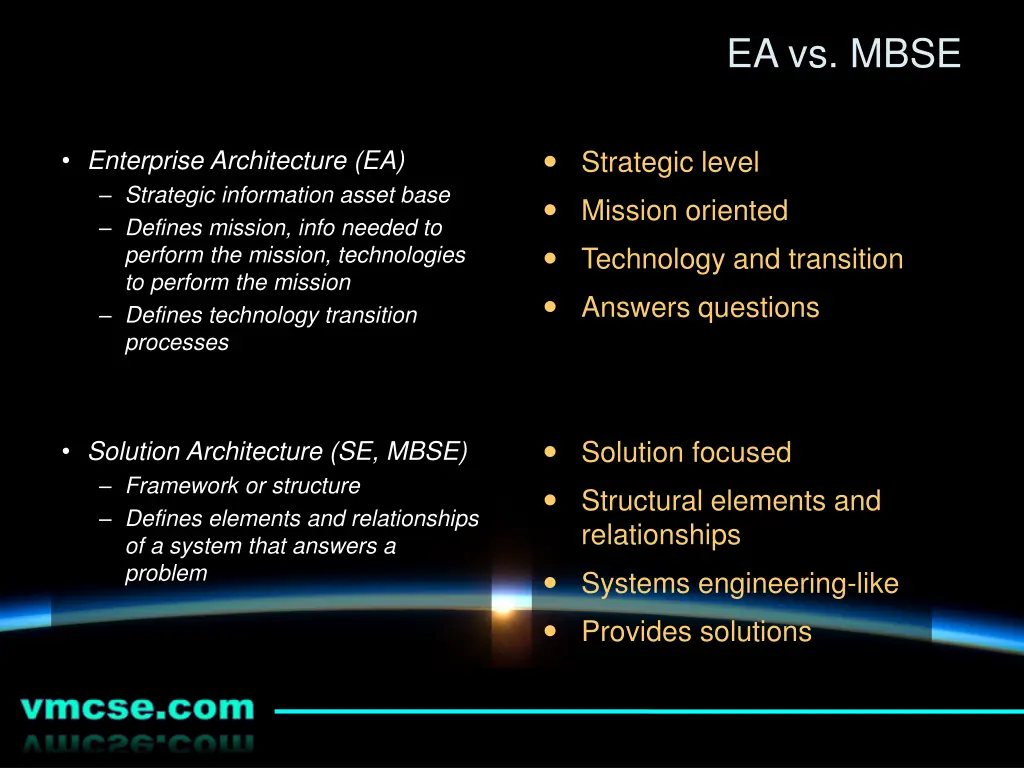 ea vs mbse 1