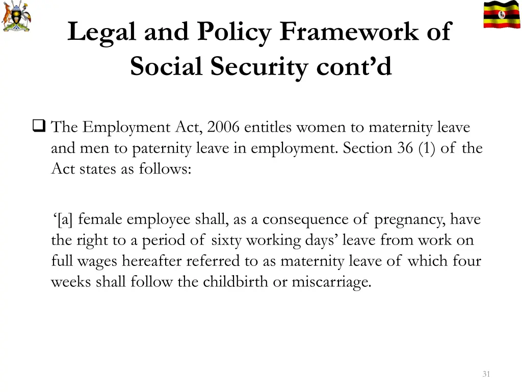 legal and policy framework of social security 6