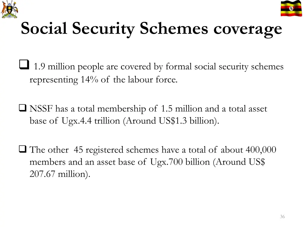 social security schemes coverage