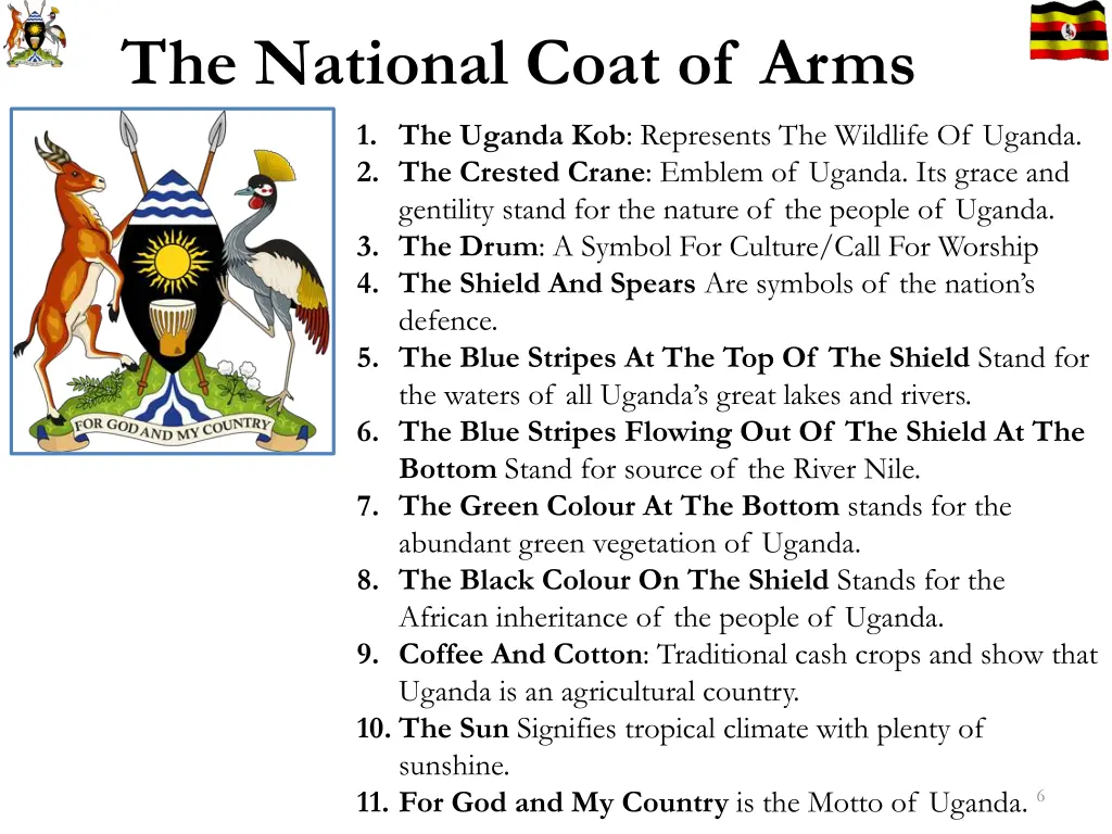 the national coat of arms