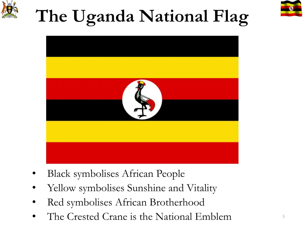 the uganda national flag