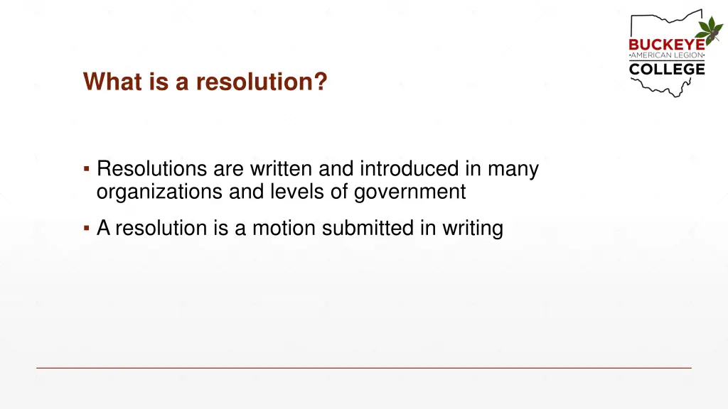 what is a resolution