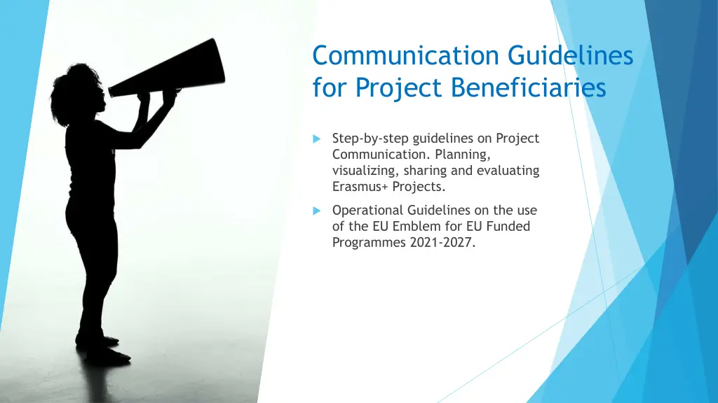 communication guidelines for project beneficiaries