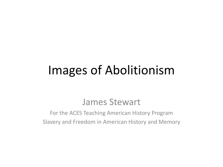 images of abolitionism