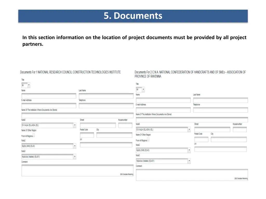 5 documents