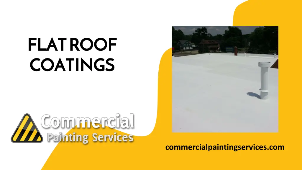 flat roof coatings