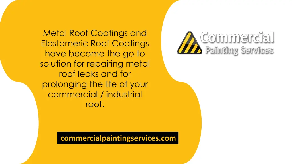 metal roof coatings and elastomeric roof coatings