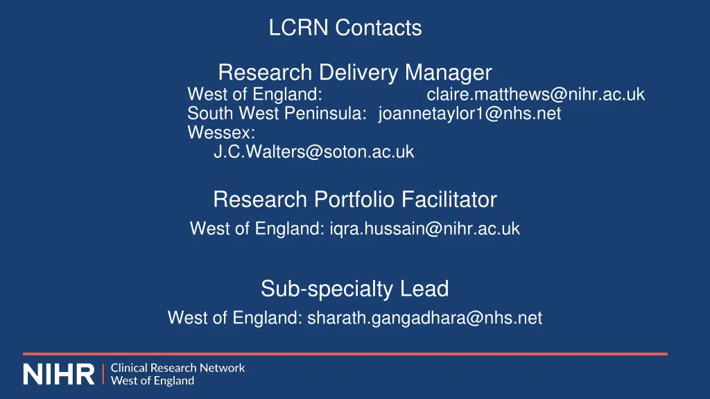 lcrn contacts