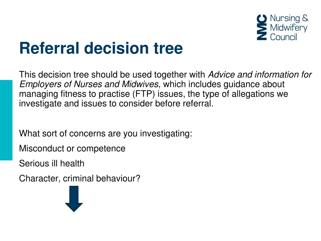 referral decision tree