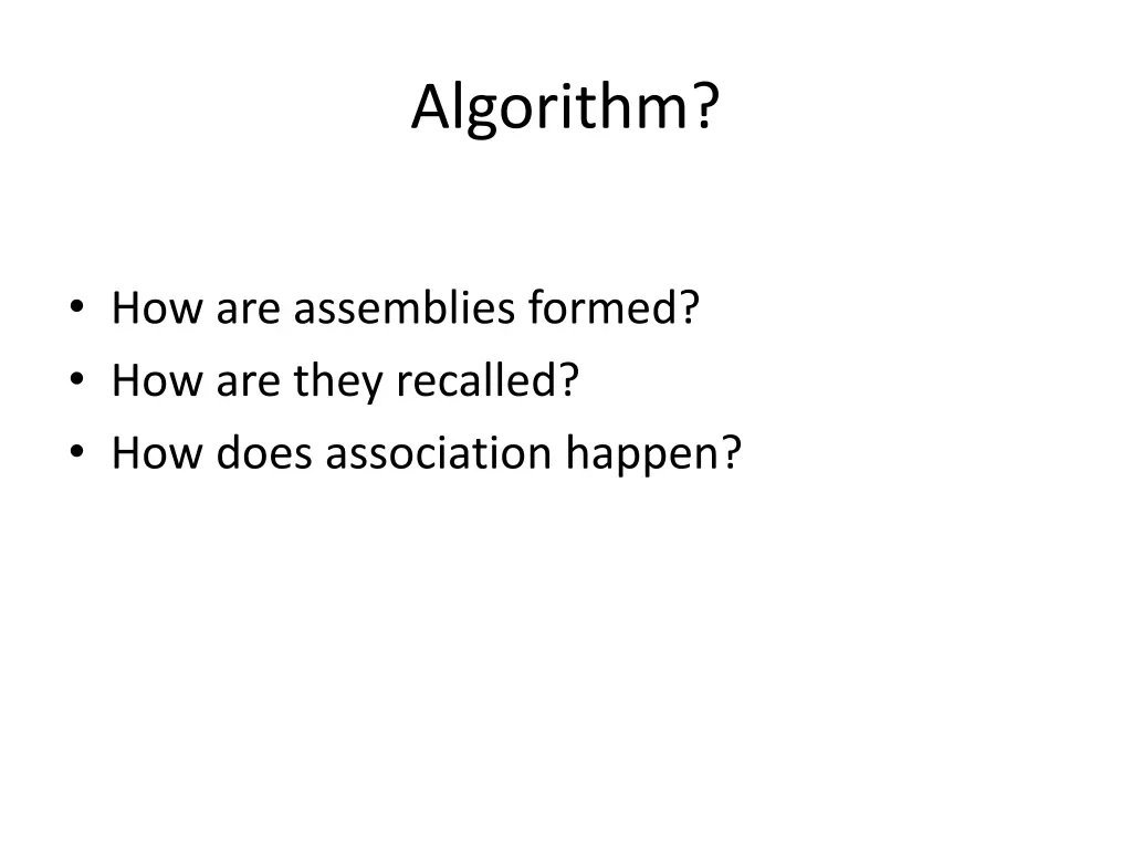 algorithm