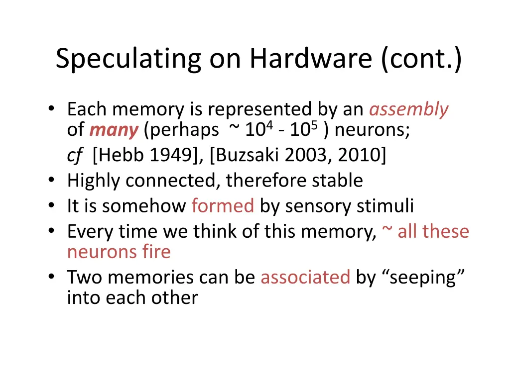 speculating on hardware cont