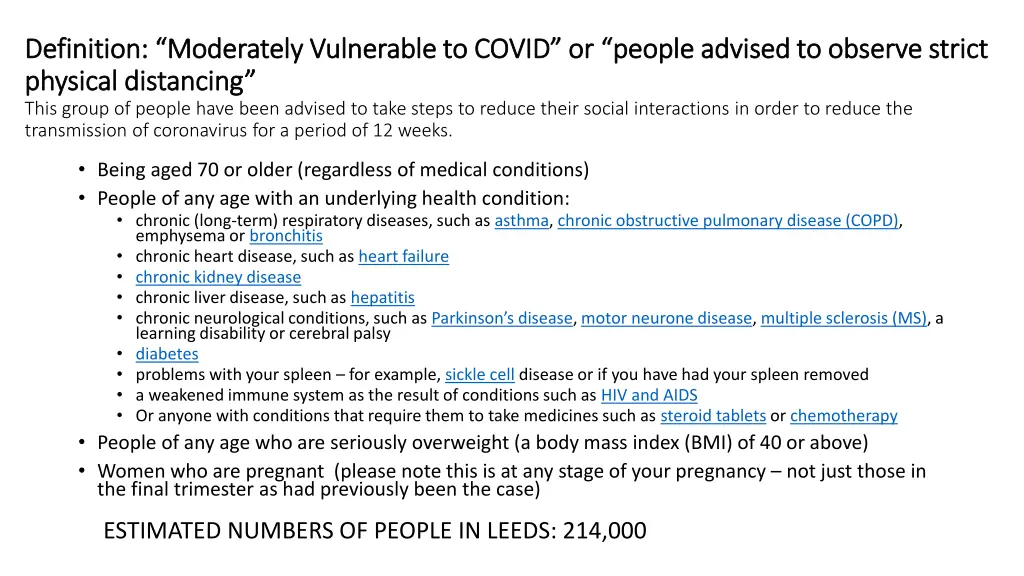 definition moderately vulnerable to covid