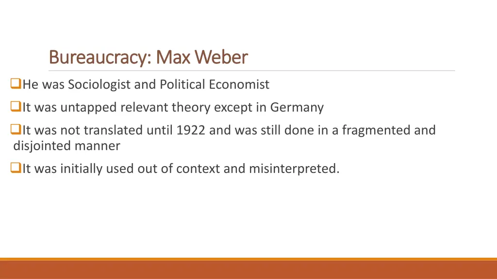 bureaucracy max weber bureaucracy max weber