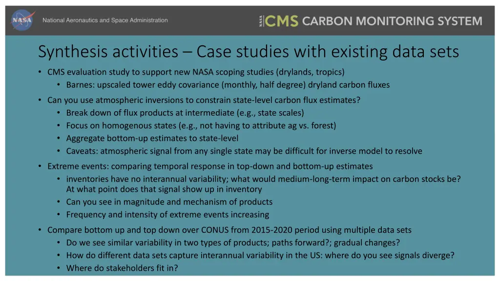 synthesis activities case studies with existing