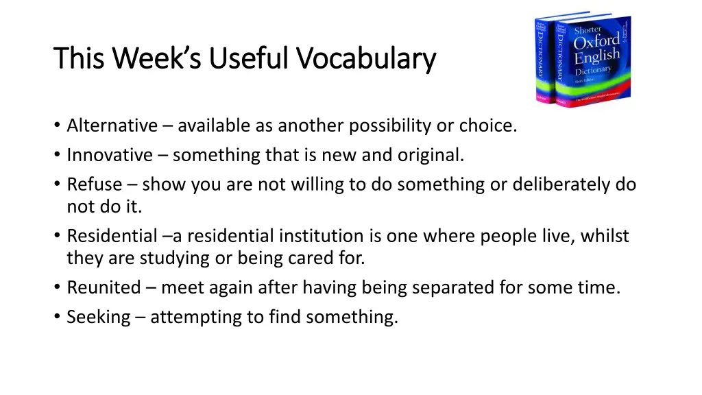 this week s useful vocabulary this week s useful