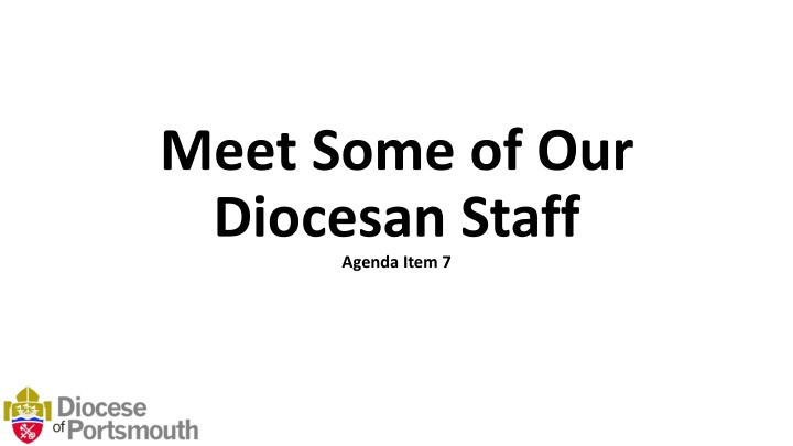 meet some of our diocesan staff agenda item 7