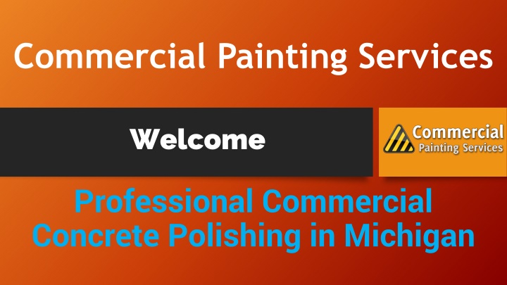 commercial painting services