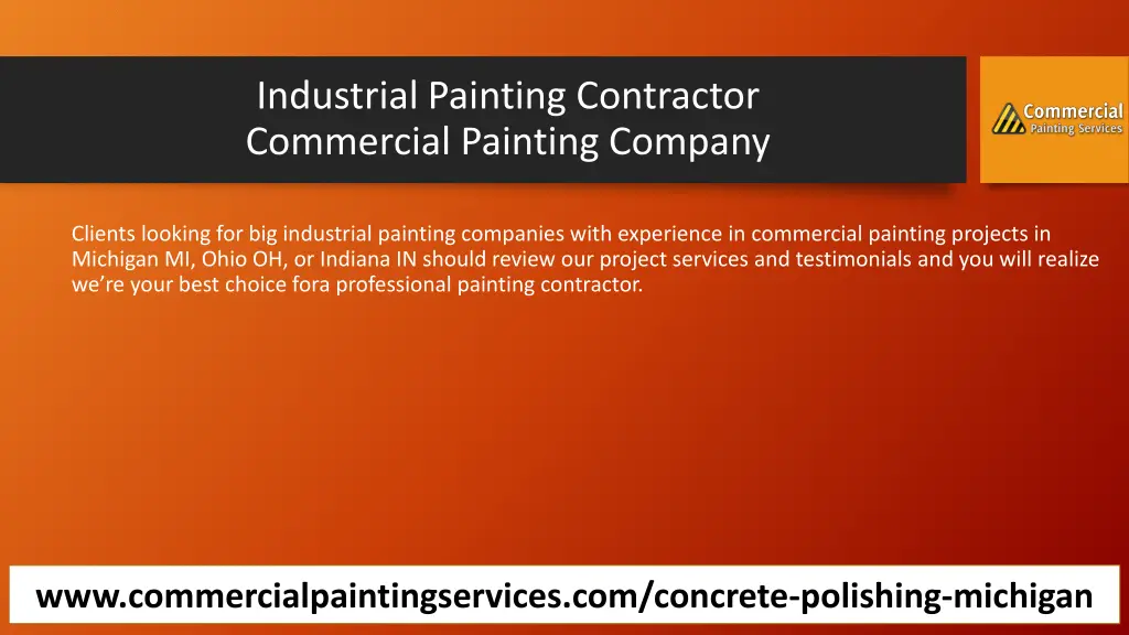 industrial painting contractor commercial