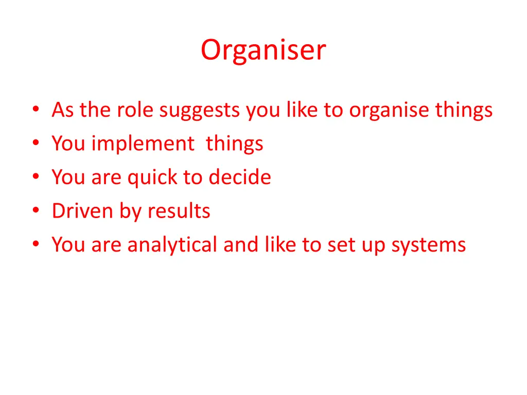 organiser