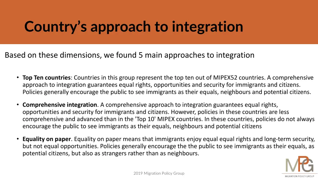 country s approach to integration 1