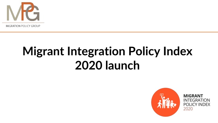 migrant integration policy index 2020 launch