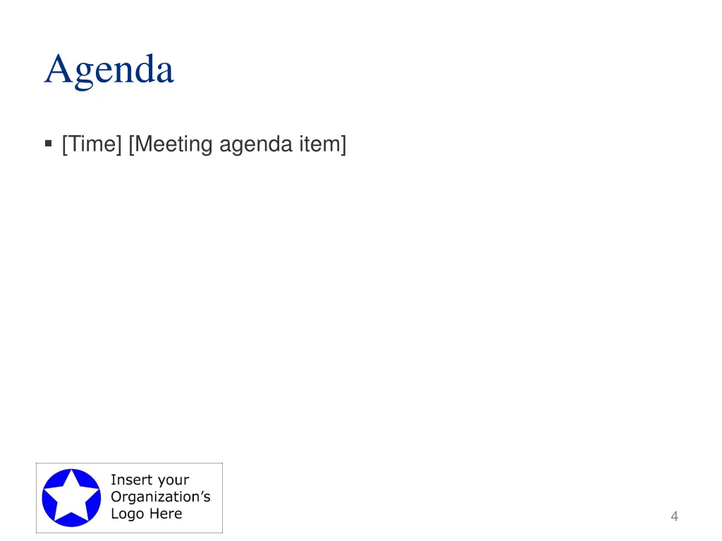 agenda