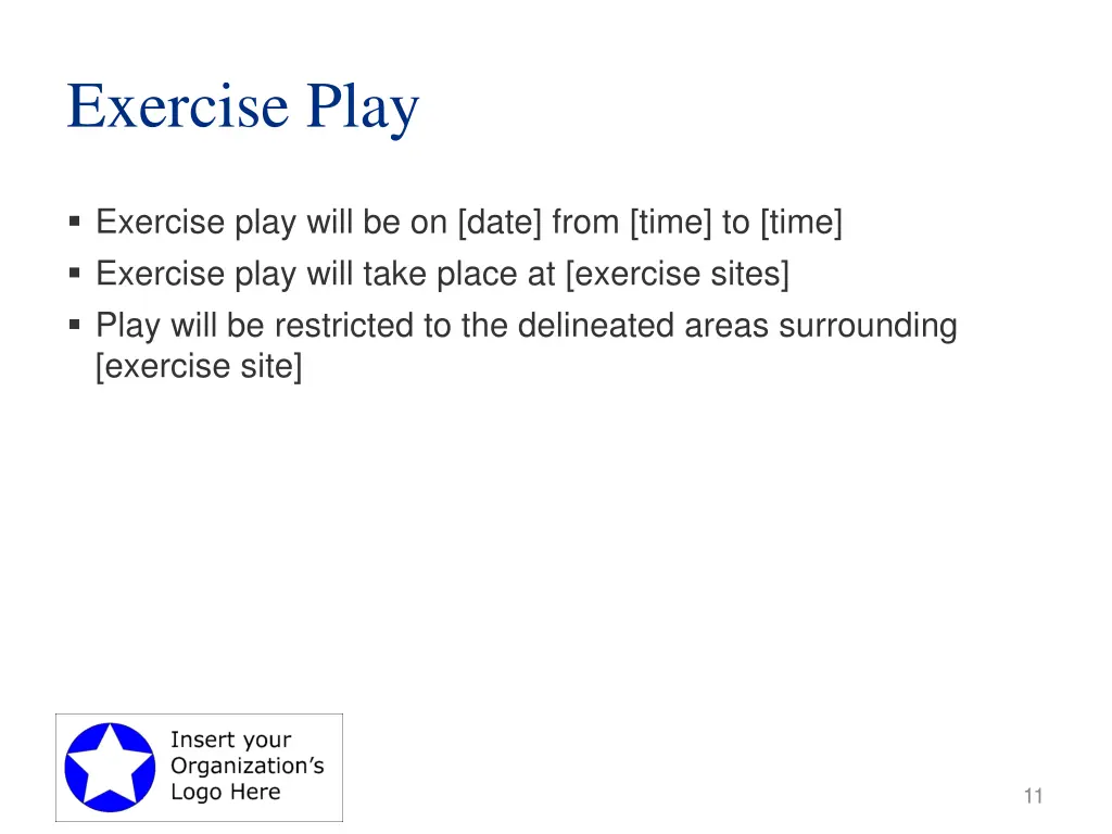 exercise play